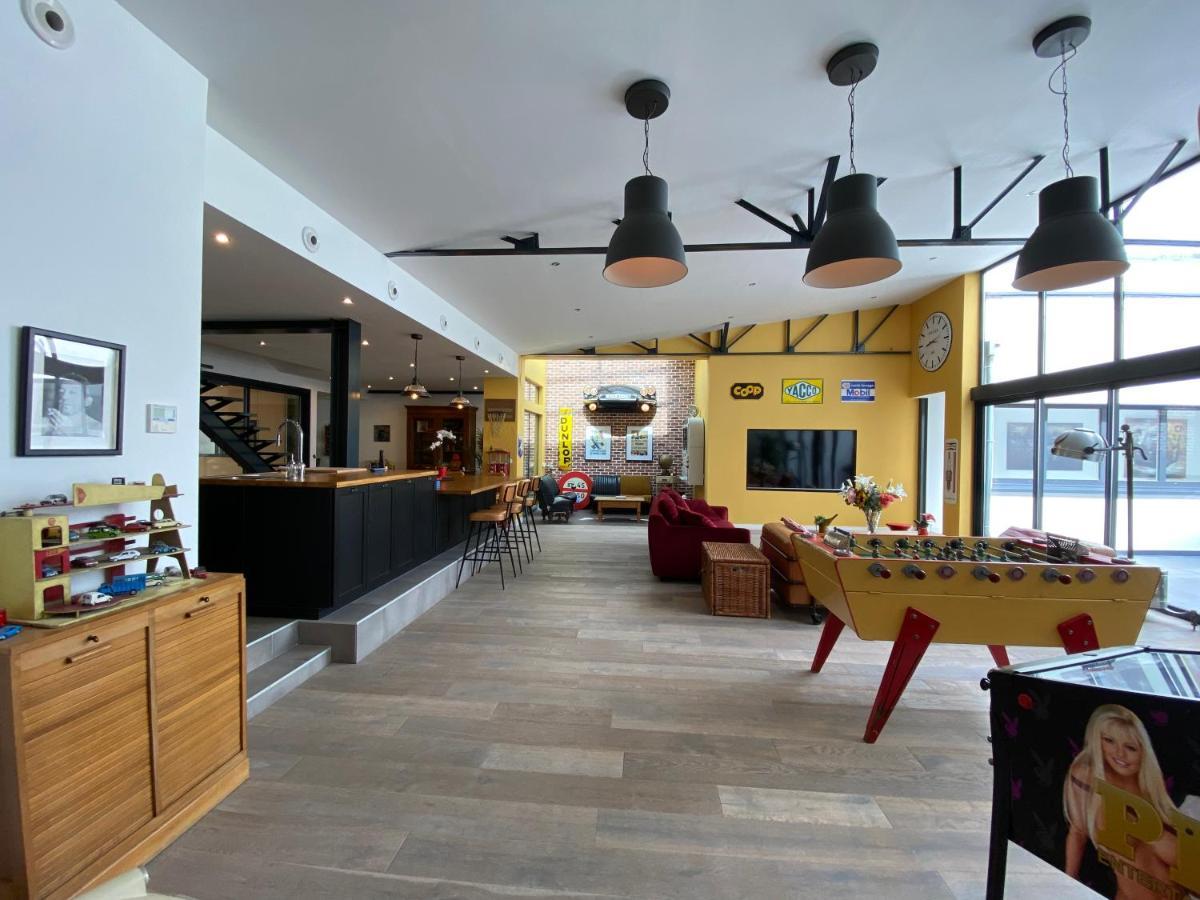 Loft Spa Reims-Fr 250M2 Privatifs, Piscine Interieure Chauffee, Spa Et Parking מראה חיצוני תמונה